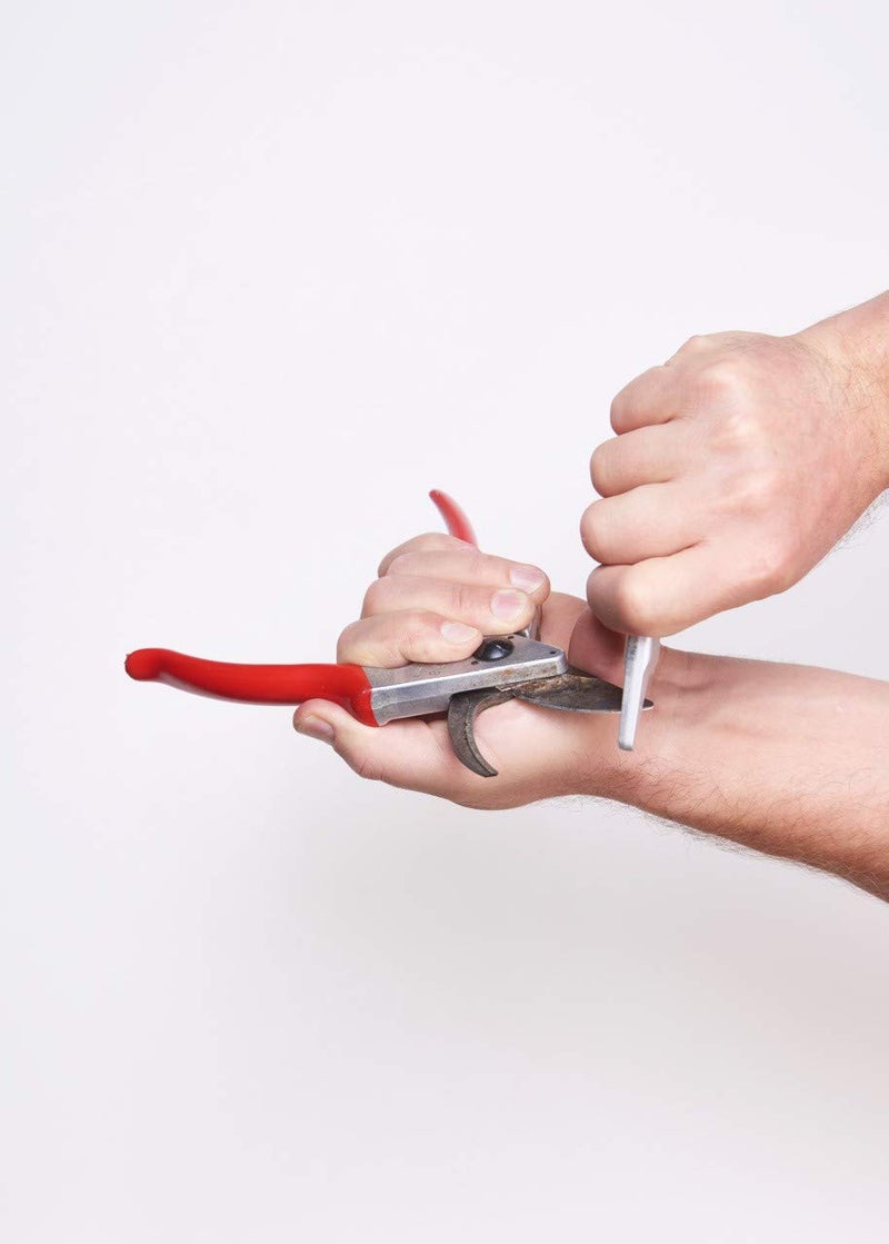Felco Sharpening Tool (F 904) - Grey Hardened Tungsten Carbide Sharpener Stone Attachment
